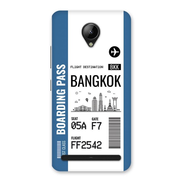 Bangkok Boarding Pass Back Case for Lenovo C2