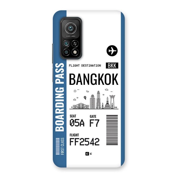 Bangkok Boarding Pass Back Case for Mi 10T Pro 5G