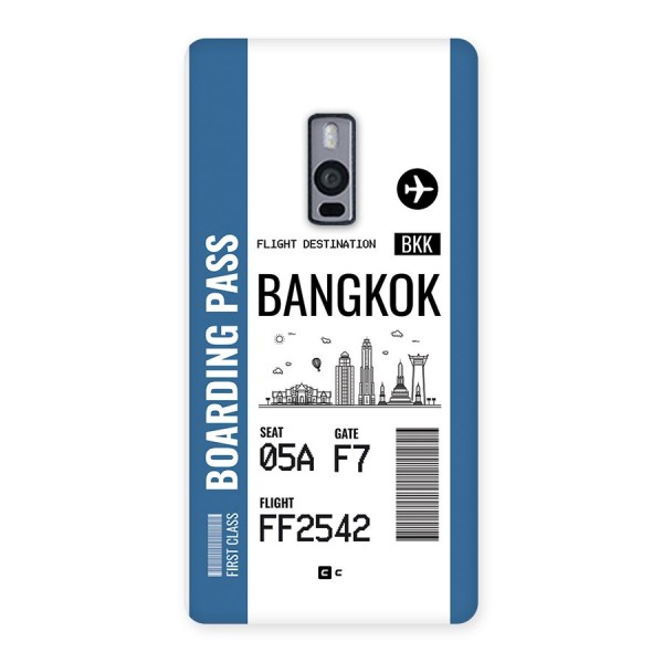 Bangkok Boarding Pass Back Case for OnePlus 2