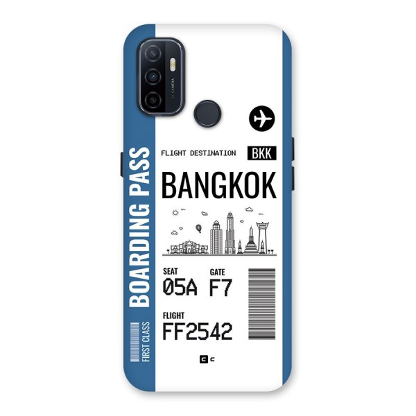 Bangkok Boarding Pass Back Case for Oppo A32