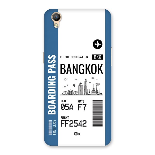 Bangkok Boarding Pass Back Case for Oppo A37