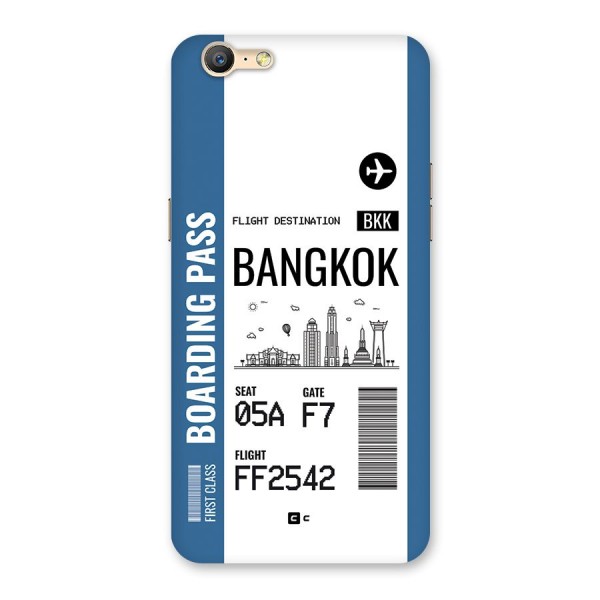 Bangkok Boarding Pass Back Case for Oppo A39