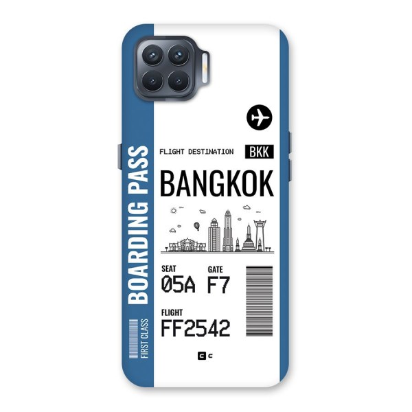Bangkok Boarding Pass Back Case for Oppo F17 Pro