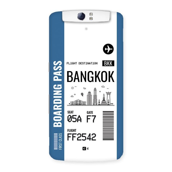 Bangkok Boarding Pass Back Case for Oppo N1