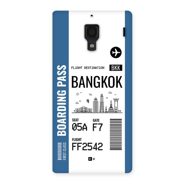 Bangkok Boarding Pass Back Case for Redmi 1s