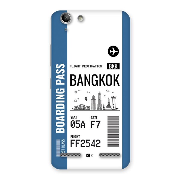 Bangkok Boarding Pass Back Case for Vibe K5 Plus