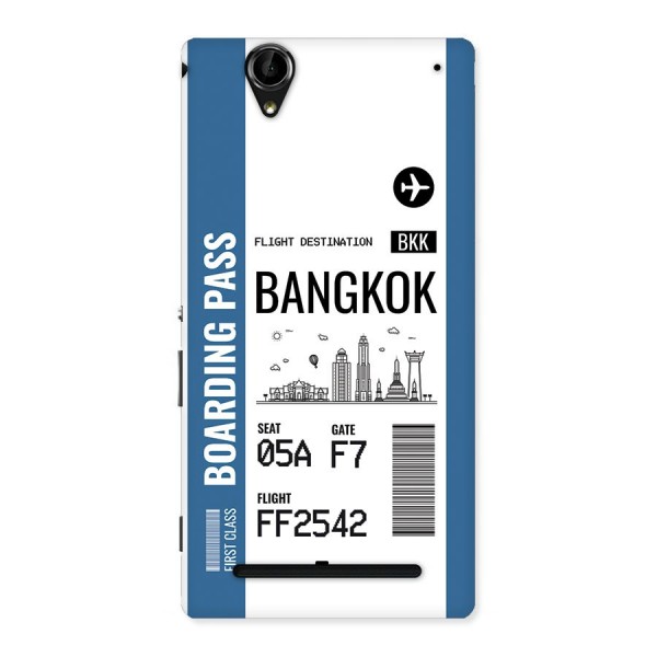 Bangkok Boarding Pass Back Case for Xperia T2