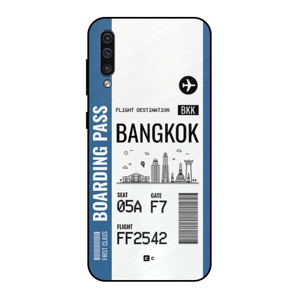 Bangkok Boarding Pass Metal Back Case for Galaxy A30s