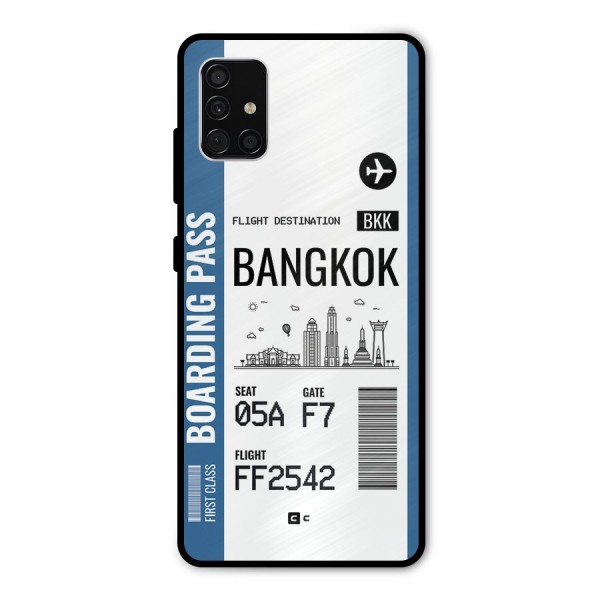 Bangkok Boarding Pass Metal Back Case for Galaxy A51
