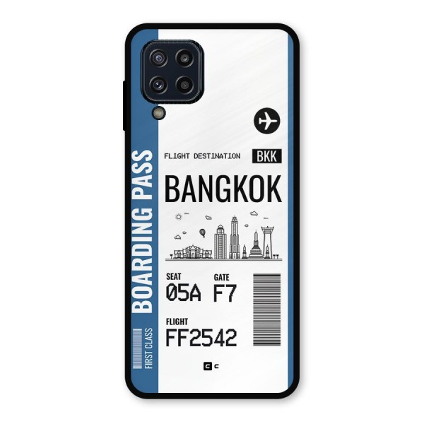 Bangkok Boarding Pass Metal Back Case for Galaxy M32