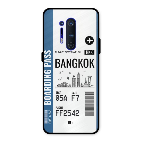Bangkok Boarding Pass Metal Back Case for OnePlus 8 Pro