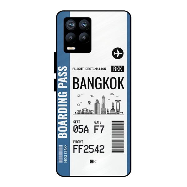 Bangkok Boarding Pass Metal Back Case for Realme 8 Pro