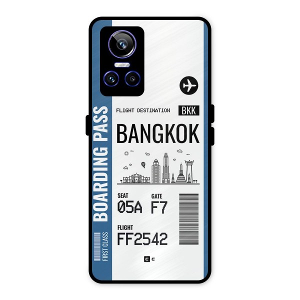 Bangkok Boarding Pass Metal Back Case for Realme GT Neo 3