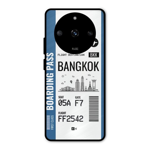 Bangkok Boarding Pass Metal Back Case for Realme Narzo 60 5G