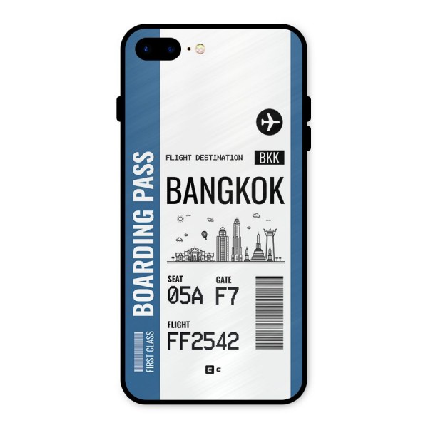 Bangkok Boarding Pass Metal Back Case for iPhone 8 Plus