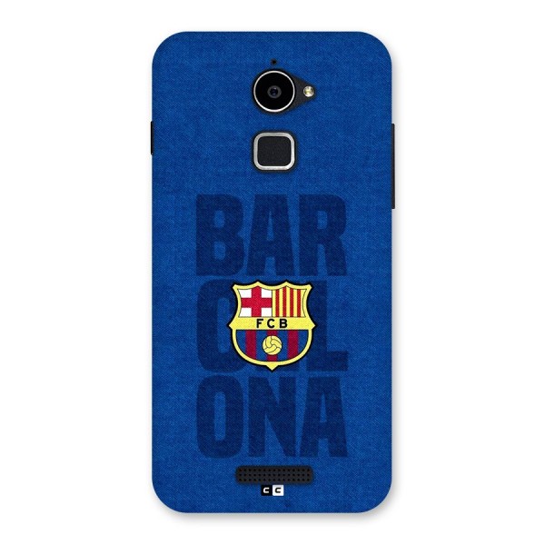 Barcelona Typography Back Case for Coolpad Note 3 Lite