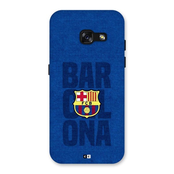 Barcelona Typography Back Case for Galaxy A3 (2017)