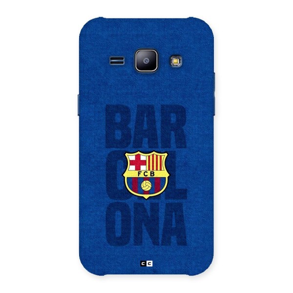 Barcelona Typography Back Case for Galaxy J1