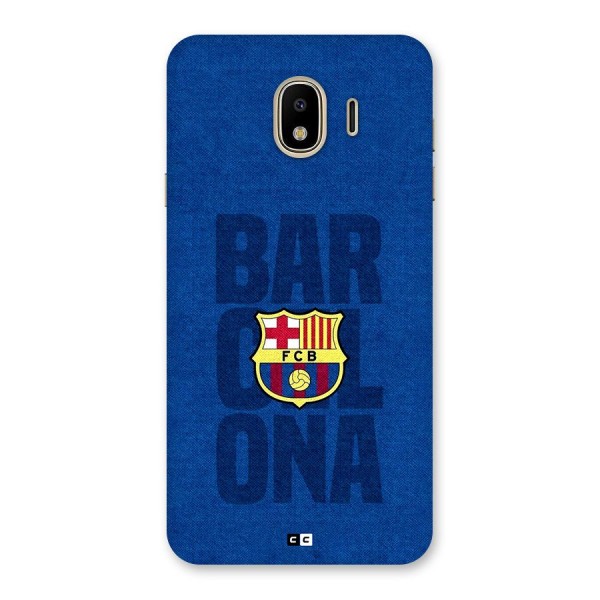 Barcelona Typography Back Case for Galaxy J4