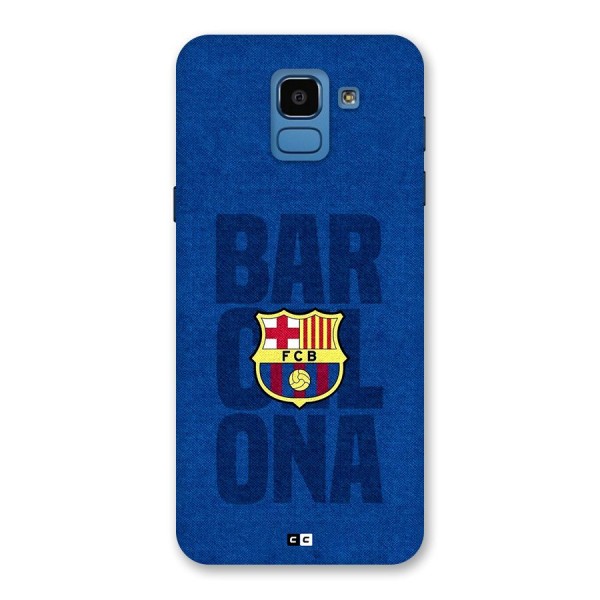 Barcelona Typography Back Case for Galaxy On6