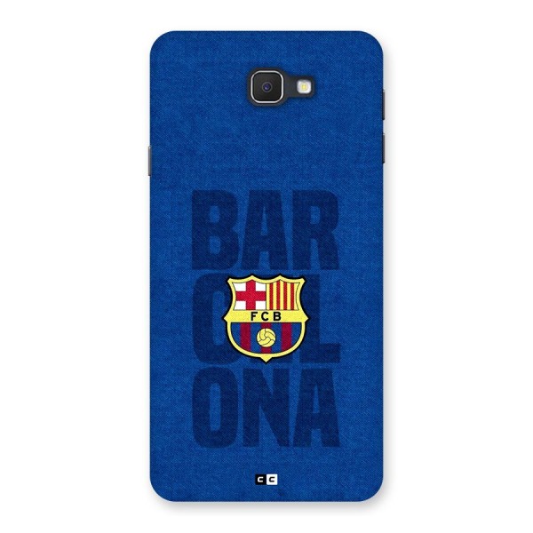 Barcelona Typography Back Case for Galaxy On7 2016