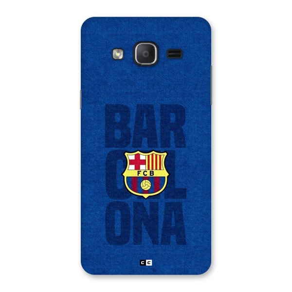 Barcelona Typography Back Case for Galaxy On7 Pro