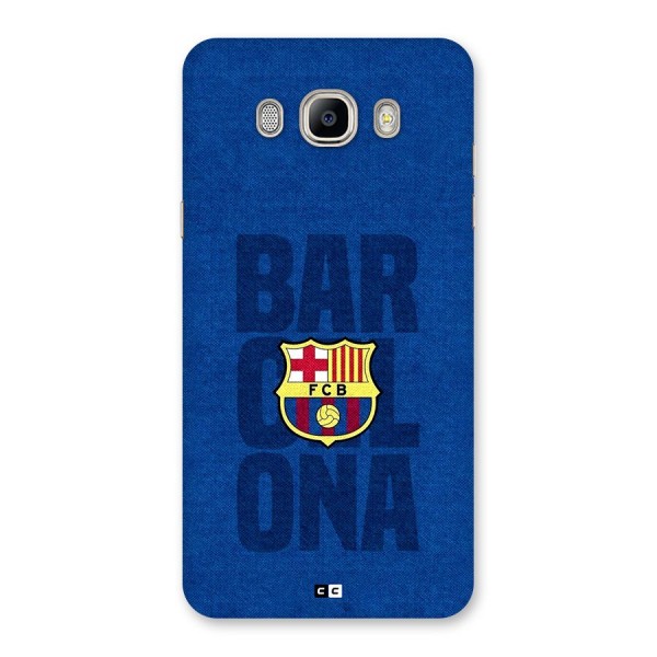 Barcelona Typography Back Case for Galaxy On8