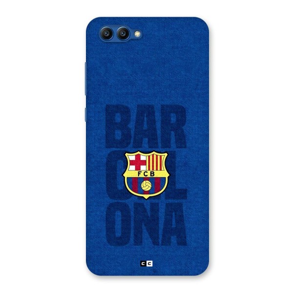 Barcelona Typography Back Case for Honor View 10
