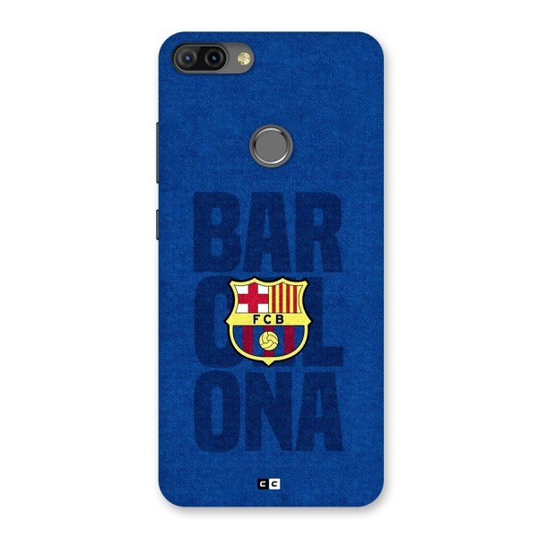 Barcelona Typography Back Case for Infinix Hot 6 Pro