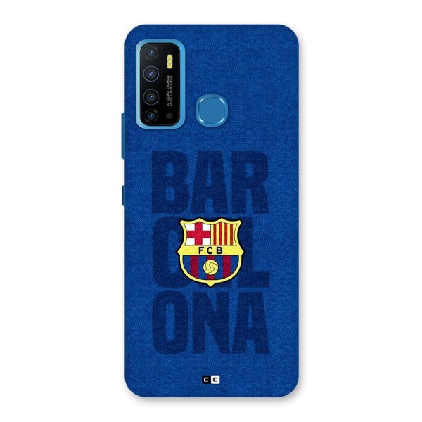 Barcelona Typography Back Case for Infinix Hot 9