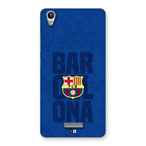 Barcelona Typography Back Case for Lava Pixel V1
