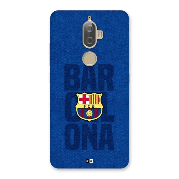 Barcelona Typography Back Case for Lenovo K8 Plus