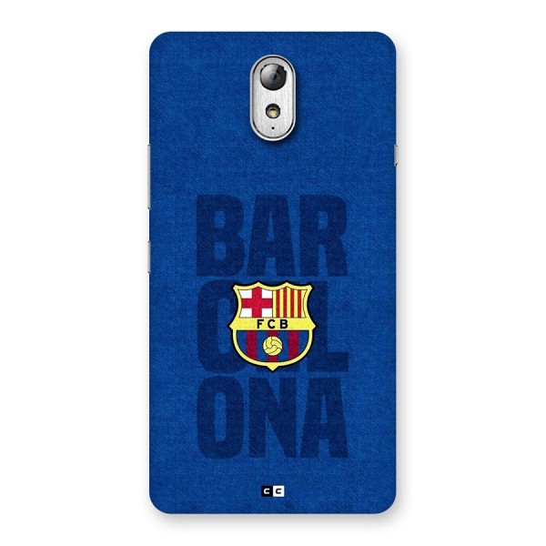 Barcelona Typography Back Case for Lenovo Vibe P1M