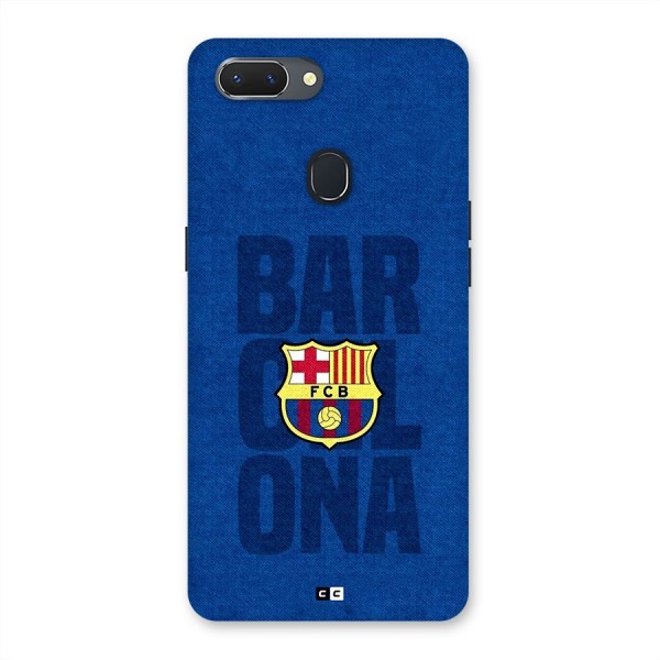 Barcelona Typography Back Case for Realme 2