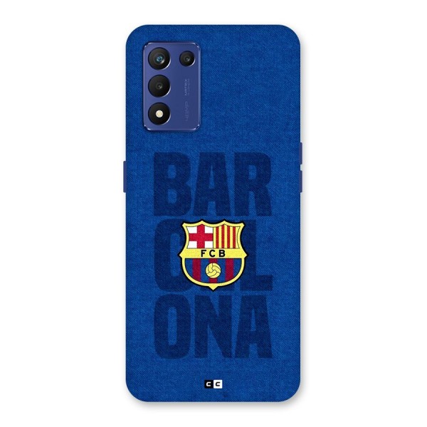 Barcelona Typography Back Case for Realme 9 5G Speed