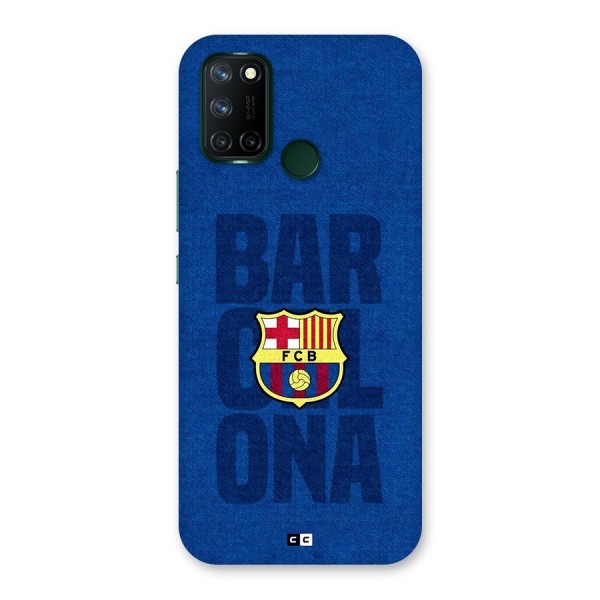 Barcelona Typography Back Case for Realme C17