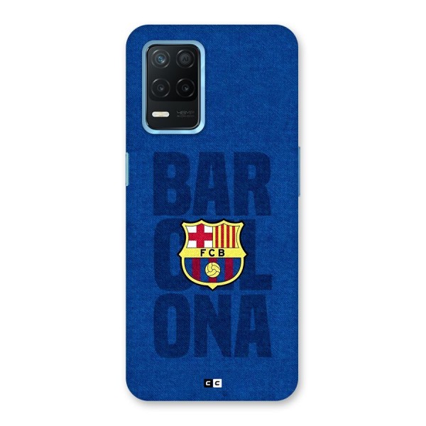 Barcelona Typography Back Case for Realme Narzo 30 5G