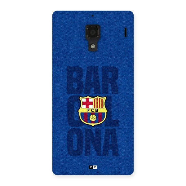 Barcelona Typography Back Case for Redmi 1s