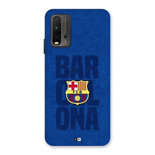 Barcelona Typography Back Case for Redmi 9 Power