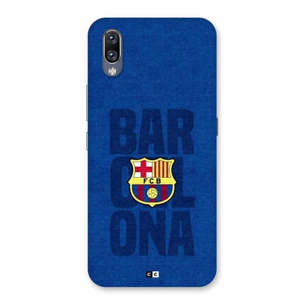 Barcelona Typography Back Case for Vivo NEX