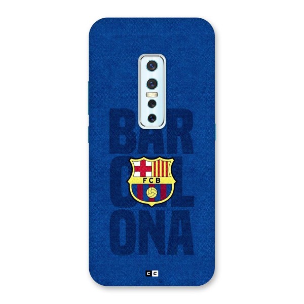Barcelona Typography Back Case for Vivo V17 Pro