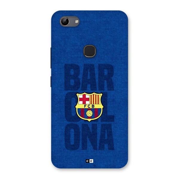 Barcelona Typography Back Case for Vivo Y81