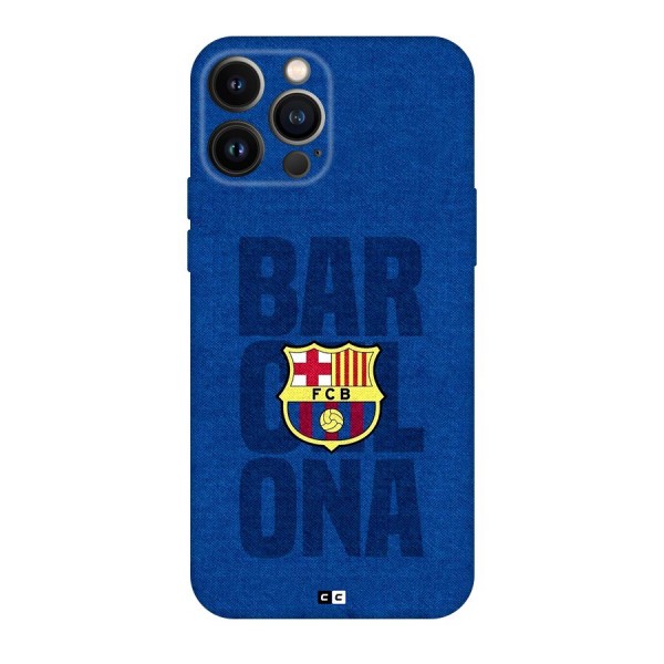 Barcelona Typography Back Case for iPhone 13 Pro Max