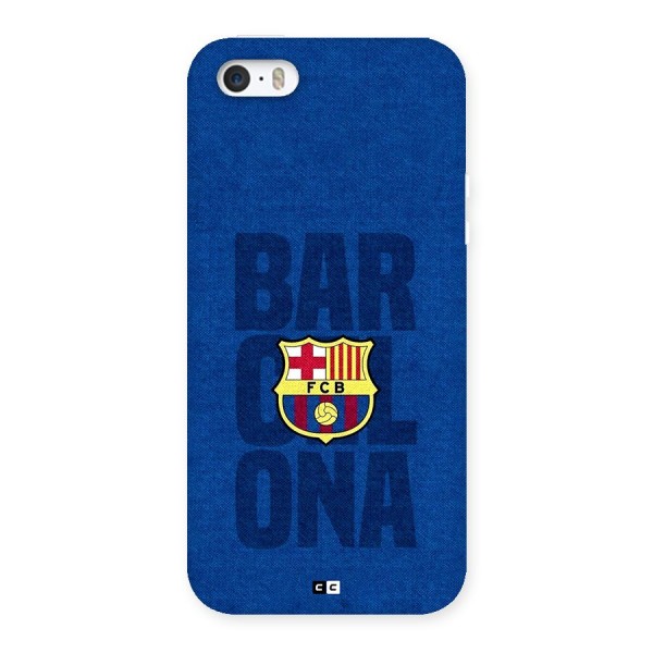 Barcelona Typography Back Case for iPhone SE 2016