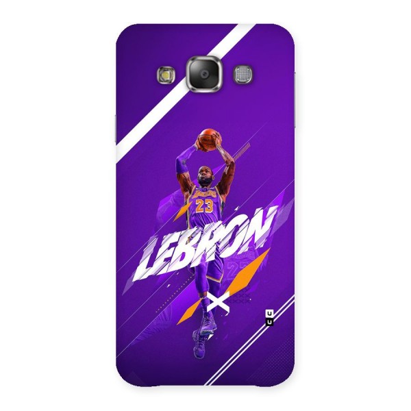 Basketball Star Back Case for Galaxy E7