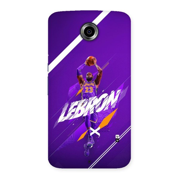 Basketball Star Back Case for Google Nexus 6