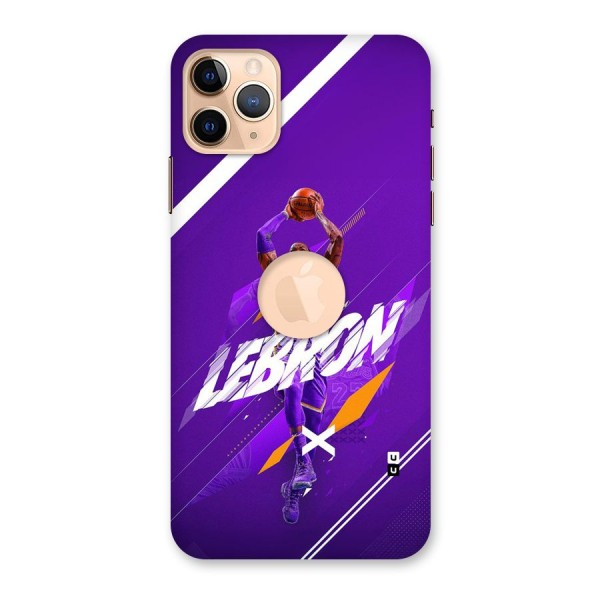 Basketball Star Back Case for iPhone 11 Pro Max Logo Cut