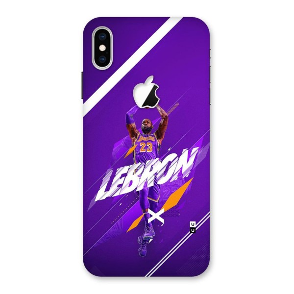 Basketball Star Back Case for iPhone XS Max Apple Cut