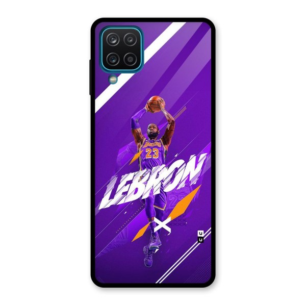 Basketball Star Glass Back Case for Galaxy A12