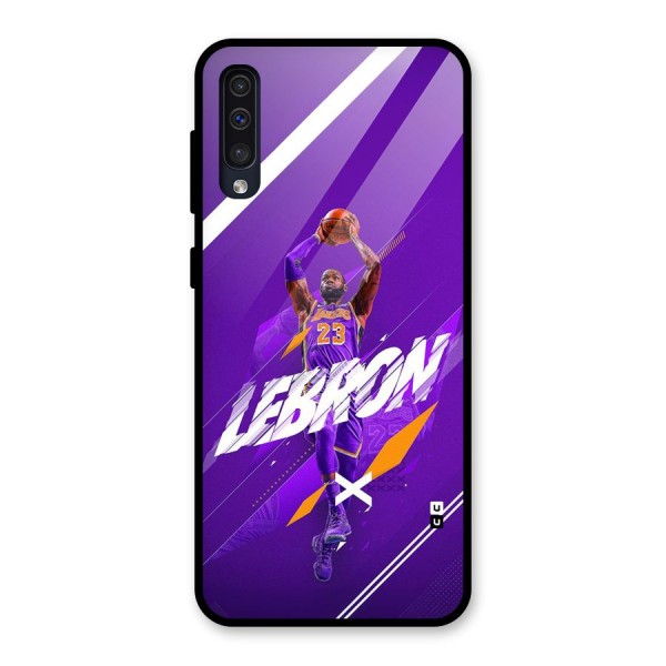 Basketball Star Glass Back Case for Galaxy A30s